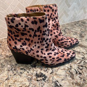 Kaari Blue Eloise Cheetah  Booties-- STEAL ALERT!!